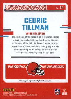 2023 Donruss - The Rookies Autographs #24 Cedric Tillman Back