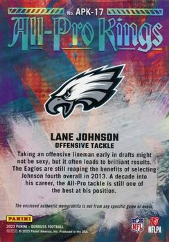 2023 Donruss - All Pro Kings Relics #APK-17 Lane Johnson Back