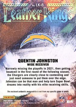 2023 Donruss - Leather Kings #LK-8 Quentin Johnston Back