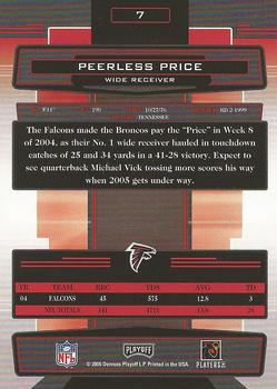 2005 Playoff Absolute Memorabilia - Retail #7 Peerless Price Back