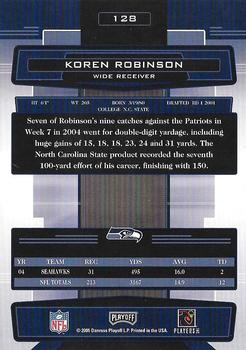 2005 Playoff Absolute Memorabilia - Retail #128 Koren Robinson Back