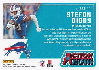 2023 Donruss - Action All-Pros #AAP-11 Stefon Diggs Back