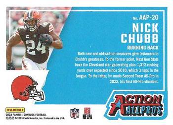 2023 Donruss - Action All-Pros #AAP-20 Nick Chubb Back