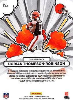 2023 Donruss - Bomb Squad #BS-7 Dorian Thompson-Robinson Back