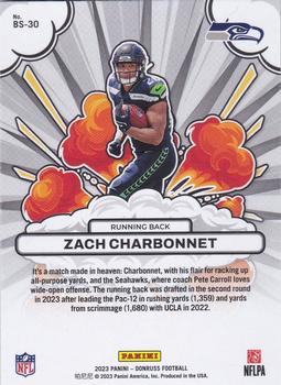 2023 Donruss - Bomb Squad #BS-30 Zach Charbonnet Back