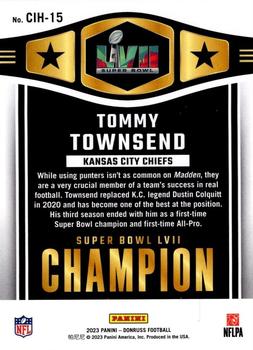 2023 Donruss - Champ is Here #CIH-15 Tommy Townsend Back