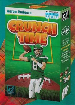 2023 Donruss - Crunch Time Cosmic #CT-7 Aaron Rodgers Front