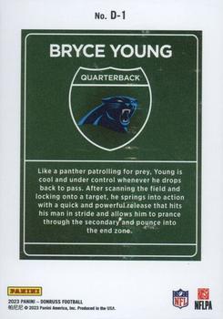 2023 Donruss - Downtown! #D-1 Bryce Young Back