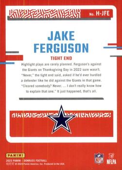 2023 Donruss - Highlights #H-JFE Jake Ferguson Back