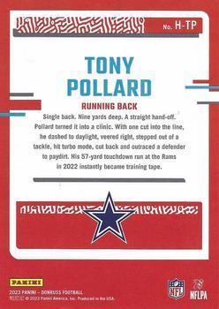 2023 Donruss - Highlights Holo #H-TP Tony Pollard Back