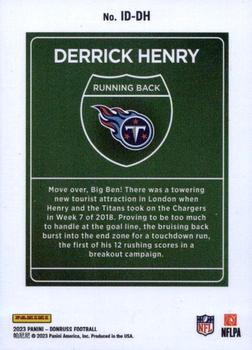 2023 Donruss - International Downtown! #ID-DH Derrick Henry Back