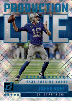 2023 Donruss - Production Line Cosmic #PDL-6 Jared Goff Front