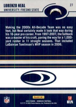 2023 Donruss - Retro 2003 #27 Lorenzo Neal Back