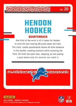 2023 Donruss - The Rookies #20 Hendon Hooker Back