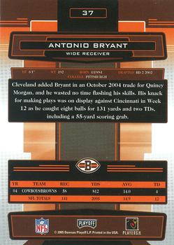 2005 Playoff Absolute Memorabilia - Spectrum Blue #37 Antonio Bryant Back