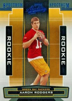 2005 Playoff Absolute Memorabilia - Spectrum Blue #180 Aaron Rodgers Front