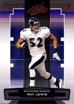 2005 Playoff Absolute Memorabilia - Spectrum Red #15 Ray Lewis Front