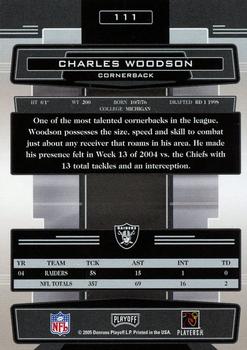 2005 Playoff Absolute Memorabilia - Spectrum Red #111 Charles Woodson Back
