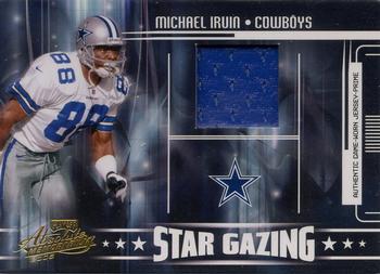 2005 Playoff Absolute Memorabilia - Star Gazing Jersey Prime #SG-10 Michael Irvin Front