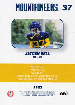 2023 ONIT Athlete West Virginia Mountaineers #NNO Jayden Bell Back