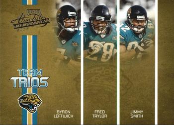 2005 Playoff Absolute Memorabilia - Team Trios #TT-6 Byron Leftwich / Fred Taylor / Jimmy Smith  Front