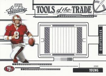 2005 Playoff Absolute Memorabilia - Tools of the Trade Black #TT-85 Steve Young Front