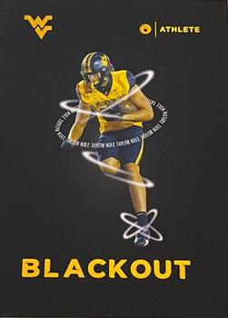 2023 ONIT Athlete West Virginia Mountaineers - Blackout Gold #NNO Kole Taylor Front