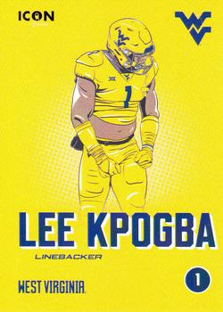 2023 ONIT Athlete West Virginia Mountaineers - Icon Series #NNO Lee Kpogba Front