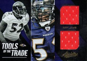 2005 Playoff Absolute Memorabilia - Tools of the Trade Material Blue #TT-74 Ray Lewis Front