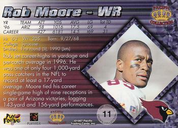 1997 Pacific Crown Collection #11 Rob Moore Back