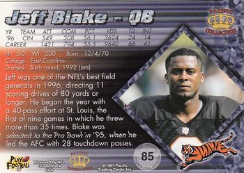 1997 Pacific Crown Collection #85 Jeff Blake Back