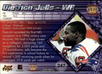 1997 Pacific Crown Collection #247 Dietrich Jells Back