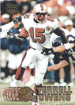 1997 Pacific Crown Collection #373 Terrell Owens Front