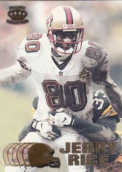 1997 Pacific Crown Collection #375 Jerry Rice Front