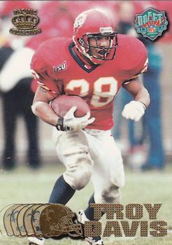 1997 Pacific Crown Collection #429 Troy Davis Front