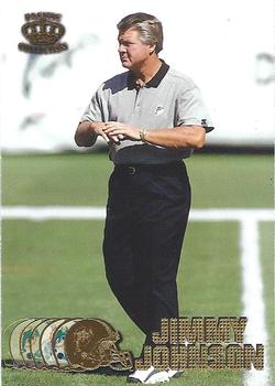 1997 Pacific Crown Collection #450 Jimmy Johnson Front