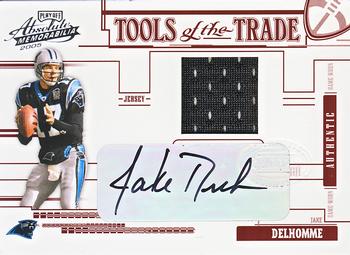 2005 Playoff Absolute Memorabilia - Tools of the Trade Material Red #TT-36 Jake Delhomme Front