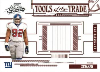 2005 Playoff Absolute Memorabilia - Tools of the Trade Red #TT-66 Michael Strahan Front