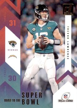 2023 Donruss - Road to the Super Bowl Wild Card #RTSBW-TL Trevor Lawrence Front