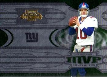 2005 Playoff Contenders - MVP Contenders Green #MVP-6 Eli Manning Front