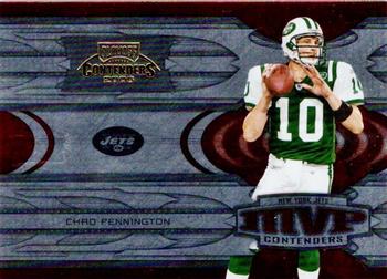 2005 Playoff Contenders - MVP Contenders Red #MVP-4 Chad Pennington Front
