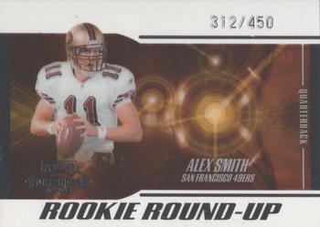 2005 Playoff Contenders - Rookie Round Up #RU-1 Alex Smith Front