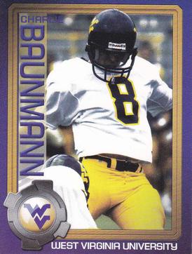 2003 West Virginia Mountaineers Greats Program Cards #NNO Charlie Baumann Front