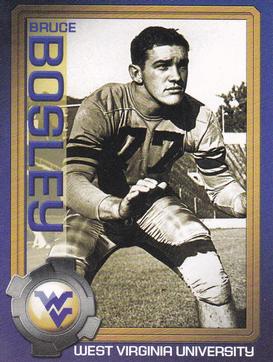 2003 West Virginia Mountaineers Greats Program Cards #NNO Bruce Bosley Front