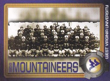 2003 West Virginia Mountaineers Greats Program Cards #NNO 1953 Team Front