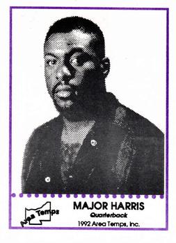 1992 Cleveland Thunderbolts (AFL) #NNO Major Harris Front