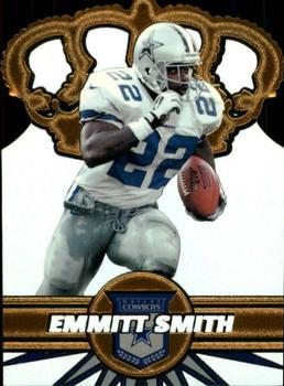 1997 Pacific Crown Collection - Gold Crown Die Cuts #8 Emmitt Smith Front