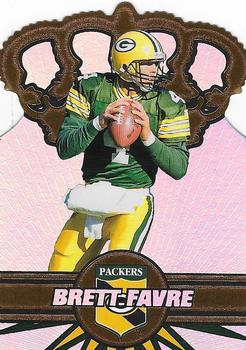 1997 Pacific Crown Collection - Gold Crown Die Cuts #12 Brett Favre Front