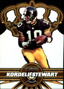 1997 Pacific Crown Collection - Gold Crown Die Cuts #28 Kordell Stewart Front