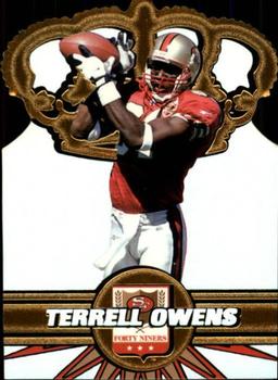 1997 Pacific Crown Collection - Gold Crown Die Cuts #30 Terrell Owens Front